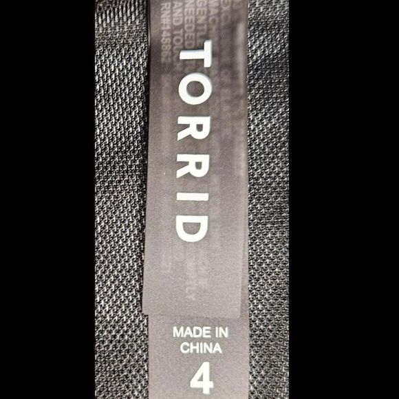 TORRID Plus Size Black mesh retro chic smocked swimsuit cover-up dress 4X - Picture 11 of 16